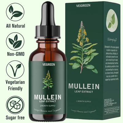 Vegreen Natural Mullein + Chlorophyll Drops